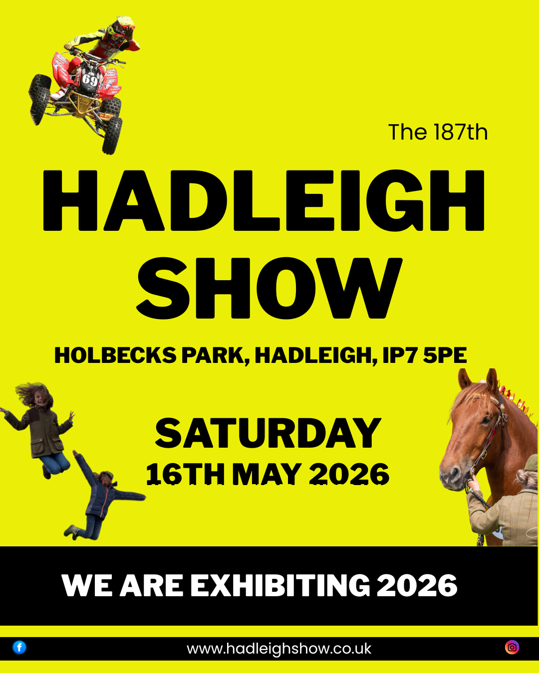 Hadleigh Show 2026 instagram Post